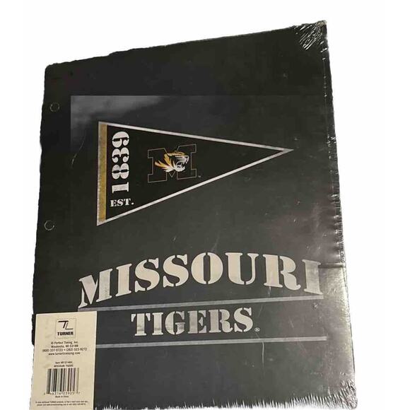 Mizzou University of Missouri Tigers Black Folders 2 pack portfolios NEW SEALED - Picture 3 of 4